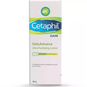 Cetaphil Dam Daily Advance Ultra Hydrating Lotion | Face & Body | 100 Gm
